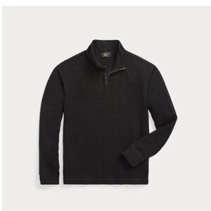 RALPH LAUREN RRL
Waffle-Knit Quarter-Zip Pullover
